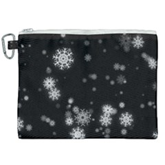 Christmas Snow Edge, Lights Canvas Cosmetic Bag (xxl) by kyorashop23