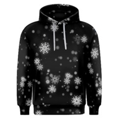 Christmas Snow Edge, Lights Men s Overhead Hoodie