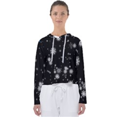 Christmas Snow Edge, Lights Women s Slouchy Sweat