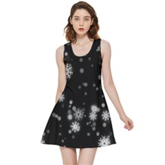 Christmas Snow Edge, Lights Inside Out Reversible Sleeveless Dress by kyorashop23