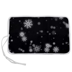 Christmas Snow Edge, Lights Pen Storage Case (s) by kyorashop23