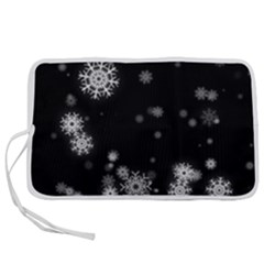 Christmas Snow Edge, Lights Pen Storage Case (m) by kyorashop23