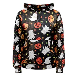 Cool Halloween Ghosts, Adoxali, Autumn Women s Pullover Hoodie