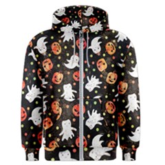 Cool Halloween Ghosts, Adoxali, Autumn Men s Zipper Hoodie