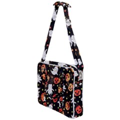 Cool Halloween Ghosts, Adoxali, Autumn Cross Body Office Bag by kyorashop23