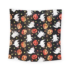 Cool Halloween Ghosts, Adoxali, Autumn Square Tapestry (small)