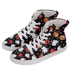 Cool Halloween Ghosts, Adoxali, Autumn Men s Hi-top Skate Sneakers by kyorashop23