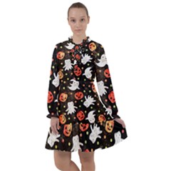 Cool Halloween Ghosts, Adoxali, Autumn All Frills Dress by kyorashop23