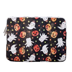 Cool Halloween Ghosts, Adoxali, Autumn 14  Vertical Laptop Sleeve Case With Pocket by kyorashop23