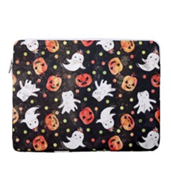 Cool Halloween Ghosts, Adoxali, Autumn 15  Vertical Laptop Sleeve Case With Pocket by kyorashop23