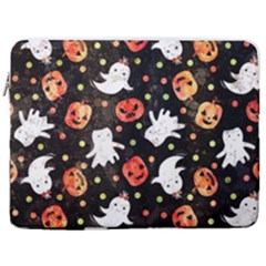 Cool Halloween Ghosts, Adoxali, Autumn 17  Vertical Laptop Sleeve Case With Pocket by kyorashop23