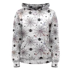 Creepy Spider Design, Adoxali, Halloween Women s Pullover Hoodie