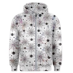 Creepy Spider Design, Adoxali, Halloween Men s Zipper Hoodie