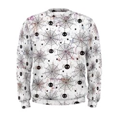 Creepy Spider Design, Adoxali, Halloween Men s Sweatshirt