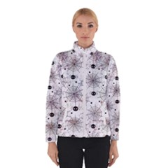 Creepy Spider Design, Adoxali, Halloween Women s Bomber Jacket