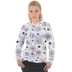 Creepy Spider Design, Adoxali, Halloween Women s Overhead Hoodie