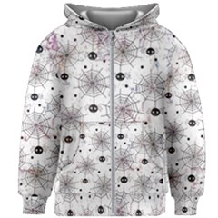 Creepy Spider Design, Adoxali, Halloween Kids  Zipper Hoodie Without Drawstring