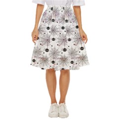 Creepy Spider Design, Adoxali, Halloween Classic Short Skirt