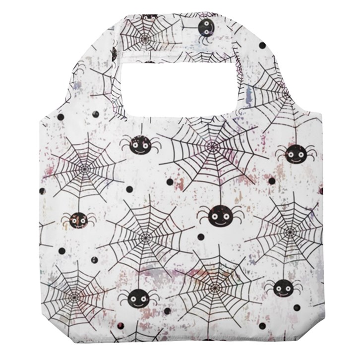 Creepy Spider Design, Adoxali, Halloween Premium Foldable Grocery Recycle Bag