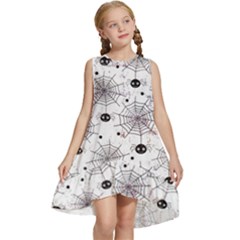 Creepy Spider Design, Adoxali, Halloween Kids  Frill Swing Dress by kyorashop23