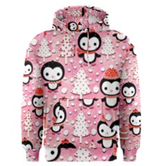 Cute Penguin Pattern, Adoxali, Christmas, December Men s Core Hoodie