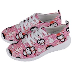 Cute Penguin Pattern, Adoxali, Christmas, December Men s Lightweight Sports Shoes by kyorashop23