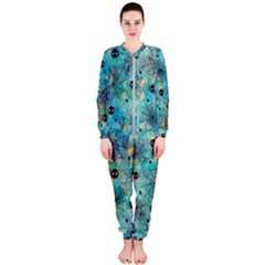 Cute Spiders Pattern, Adoxali, Halloween Onepiece Jumpsuit (ladies)