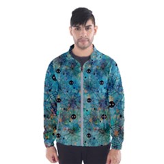 Cute Spiders Pattern, Adoxali, Halloween Men s Windbreaker