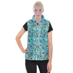 Cute Spiders Pattern, Adoxali, Halloween Women s Button Up Vest