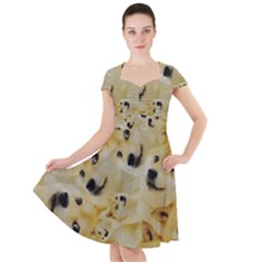 Doge , Memes Cap Sleeve Midi Dress