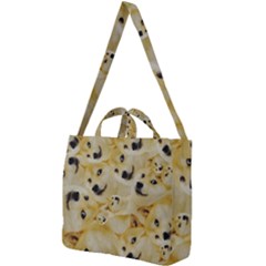 Doge , Memes Square Shoulder Tote Bag by kyorashop23