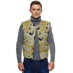 Doge , Memes Men s Button Up Puffer Vest	