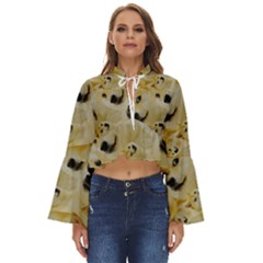 Doge , Memes Boho Long Bell Sleeve Top