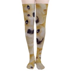 Doge , Memes Thigh High Stockings by kyorashop23