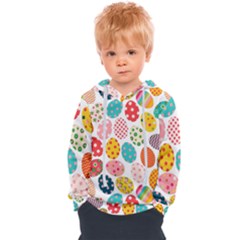 Easter Eggs Pattern, Easter Kids  Overhead Hoodie