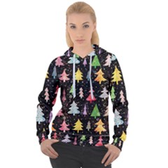 Fun Christmas Trees Women s Overhead Hoodie