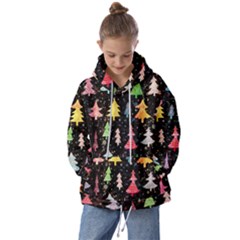 Fun Christmas Trees Kids  Oversized Hoodie