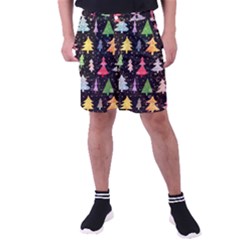 Fun Christmas Trees Men s Pocket Shorts by kyorashop23