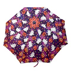 Fun Halloween Ghosts, Adoxali, Fun, Halloween Folding Umbrellas by kyorashop23