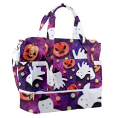 Fun Halloween Ghosts, Adoxali, Fun, Halloween Sports Shoulder Bag With Shoes Compartment by kyorashop23