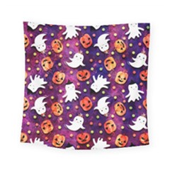 Fun Halloween Ghosts, Adoxali, Fun, Halloween Square Tapestry (small)