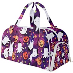 Fun Halloween Ghosts, Adoxali, Fun, Halloween Burner Gym Duffle Bag by kyorashop23