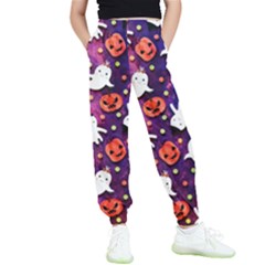 Fun Halloween Ghosts, Adoxali, Fun, Halloween Kids  Joggers by kyorashop23