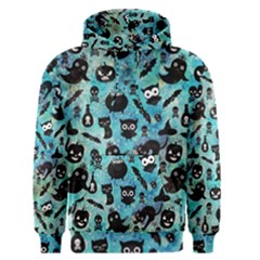 Ghosts Owls Pumpkins Men s Core Hoodie