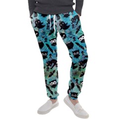 Ghosts Owls Pumpkins Men s Jogger Sweatpants by kyorashop23