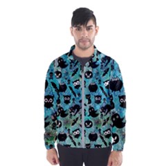 Ghosts Owls Pumpkins Men s Windbreaker