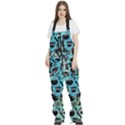 Ghosts Owls Pumpkins Women s Front Zip Ski And Snowboard Bib Pants View1