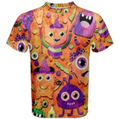 Halloween Monsters Men s Cotton T-shirt by kyorashop23