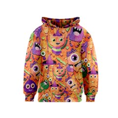 Halloween Monsters Kids  Pullover Hoodie