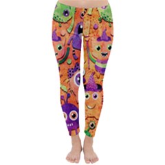 Halloween Monsters Classic Winter Leggings